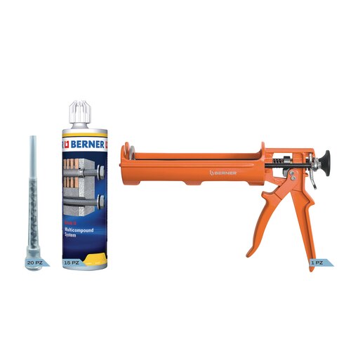 KIT MCS Brick 410ml +beccucci + pistola